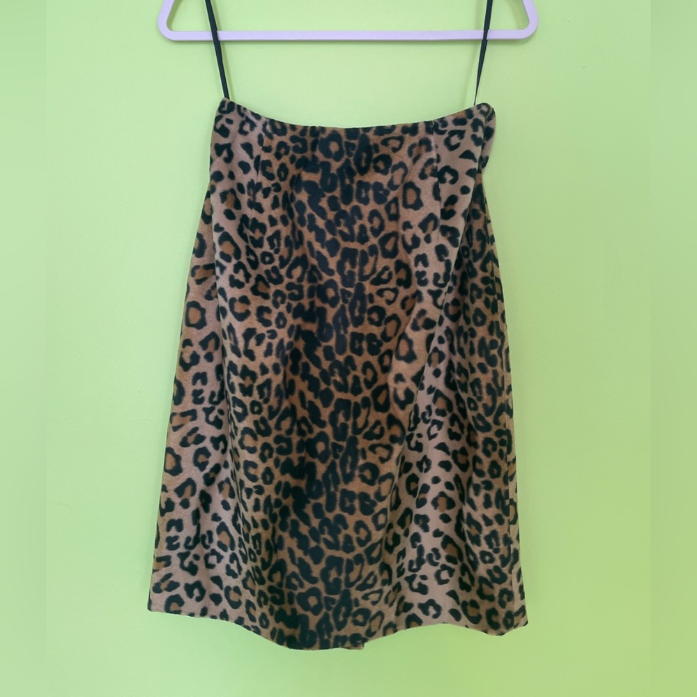 Rena Rowan Leopard Print Pencil Skirt